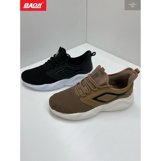 BAOJI ของแท้ 100% รองเท้าผ้าใบชาย รุ่น BJM482 สีดำขาว/สีกาแฟ SIZE 41-45