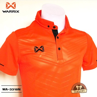 WARRIX เสื้อโปโล WA-3318N สีส้ม (OA) วาริกซ์ วอริกซ์ ของแท้100%