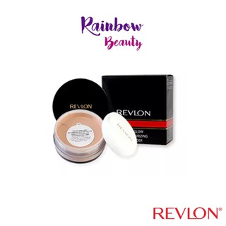 (43g. แป้งฝุ่น) Revlon touch &amp; glow Loose Powder เรฟลอน แป้งฝุ่น ตลับกลม ทัช แอนด์ โกลว์ ลูส พาวเดอร์