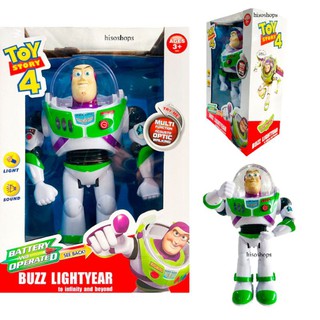 TOYSTORY4 Buzz Lightyear บัสไลท์เยียร์ ขวัญใจน้องๆหนูๆ #ทอยสตอรี่4 เดินได้มีเสียงมีไฟ