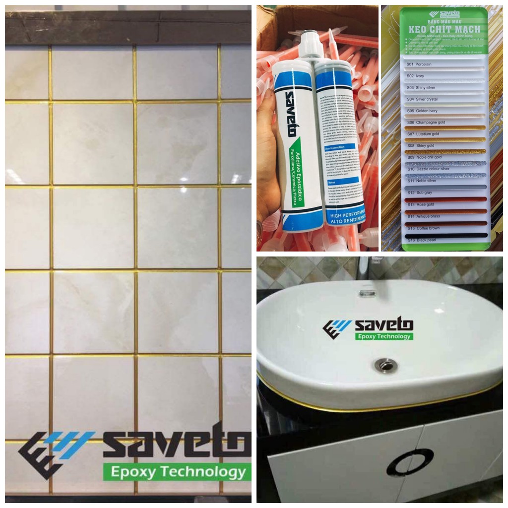 กาวยาแนวกันน้ํา Saveto - สีเหลือง S08