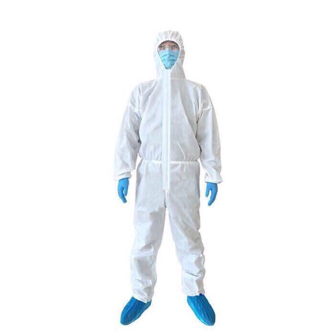 พร้อมส่ง PPEชุดป้องกัน ชุดป้องกันเชื้อโรค เนื้อหนา (สินค้าโรงงานไทย)