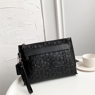 COACH EMBOSSED CLUTCH BAG((32162)) **Size:::29*5*20cm “11.5”   🔺พร้อมถุงผ้าCoach ให้ค่ะ