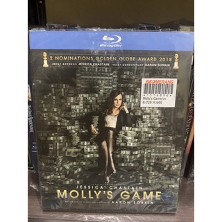 Molly’s game : หนังรางวัล Blu-ray แท้ มีเสียงไทย บรรยายไทย