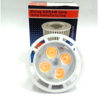 หลอด LED MR16 5W 220V ขั้วGU5.3 วอร์มไวท์ OSRAM CHIP