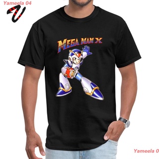 ผ้าฝ้ายคอกลมYameela 04 New เสื้อยืดคอกลมแขนสั้นพิมพ์ลาย Mega Man X Cool Krav Maga สําหรับผู้ชาย salefrom S-4XL