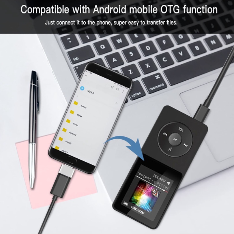 บลูทูธ 5.0 MP3 เครื่องเล่นไฮไฟเพลงเพลงลําโพง MP4 สื่อวิทยุ FM เครื่องบันทึกเสียง - รูปที่ 2