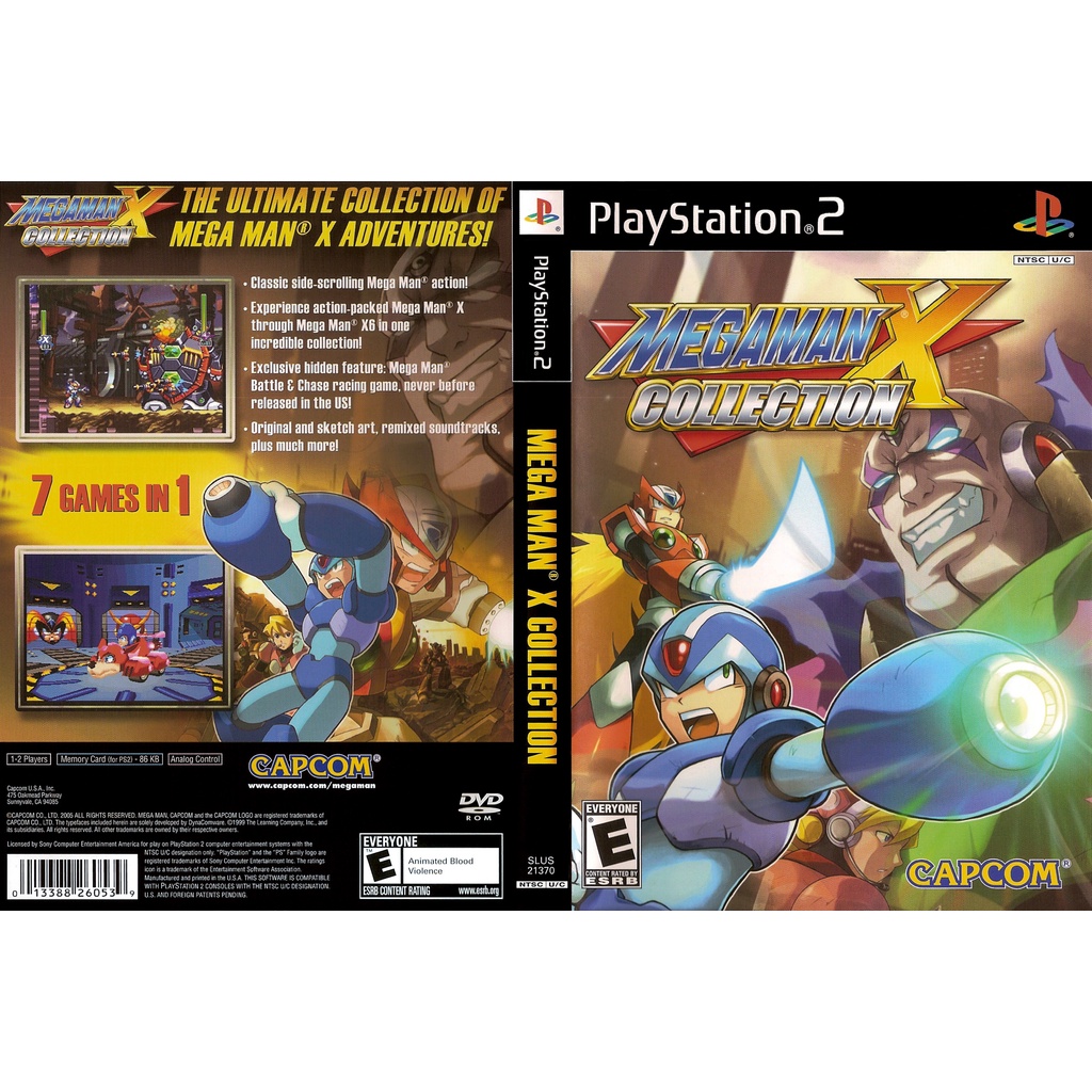 แผ่นเกมส์ PS2 Mega Man X Collection   คุณภาพ ส่งไว (DVD)