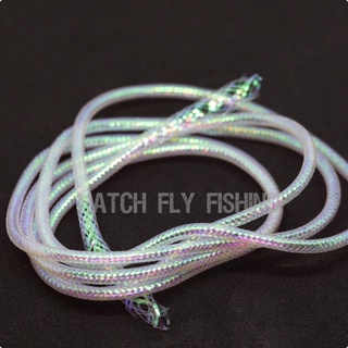 Fly Tying~ ท่อตาข่ายถักเปีย โฮโลแกรม สําหรับตกปลา