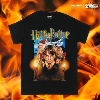 เสื้อยืดลำลอง เสื้อยืดพิมพ์ลาย HARRY POTTER HARRY POTTER สไตล์วินเทจ - HARRY POTTER / OVERSIZE / Short sleeve T-shirts