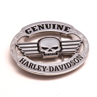 HD-06 หัวเข็มขัด HARLEY DAVIDSON หัวเข็มขัดอย่างเดียวไม่มีสายหนัง ใส่กับขนาดของสายหนังกว้างประมาณ 4 ซ.ม.มือ 2 H-06