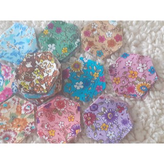 400ชิ้น ผ้าตัด3×6ซม. สำหรับงานต่อผ้า คลิวท์ quilt patch work งานฝีมือ งานประดิษฐ์ ตัดเย็บ