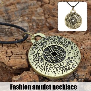 FAST| The Properties of Feng Shui Money Amulet Necklace Vintage Style Jewelry Gift for Men Women