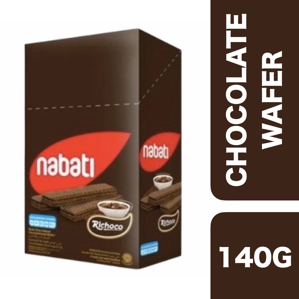 Richoco Nabati Chocolate Wafer 140g ++ ริชช็อกโก้ นาบาติ เวเฟอร์ ช็อกโกแลต 140 กรัม