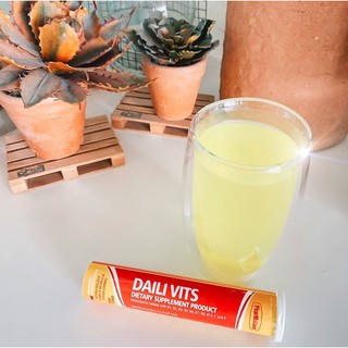 DAILI VITS (EFFERVESCENT TABLETS) ผลิตภัณฑ์เสริมอาหาร เดลี่ วิตส์ ชนิดเม็ดฟู่ 20เม็ด