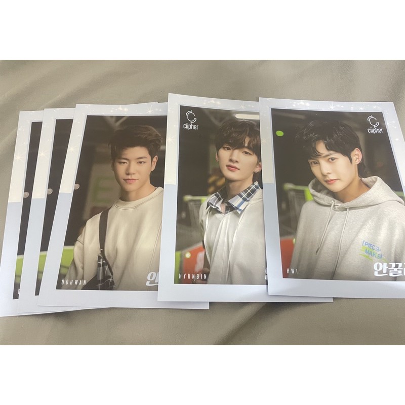 [การ์ดพร้อมส่ง] 🐋 การ์ด cover ciipher แทค เคตะ วอน ฮยอนบิน ฮวี ทัน โดฮวาน