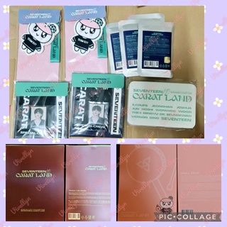 Seventeen Caratland merch พร้อมส่ง พวงกุญแจการ์ดกลอง ขนาดเล็ก