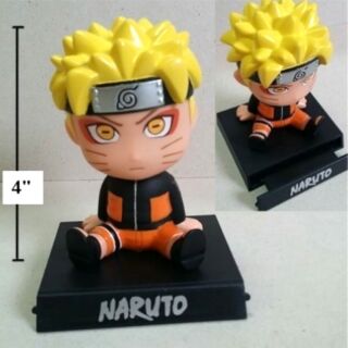 ตุ๊กตาหัวโยก ด้านในเป็นสปริง ไว้ติดหน้ารถ หรือ ตกแต่ง ได้คะ ลาย นารูโตะ naruto ขนาดสูง 4 นิ้ว