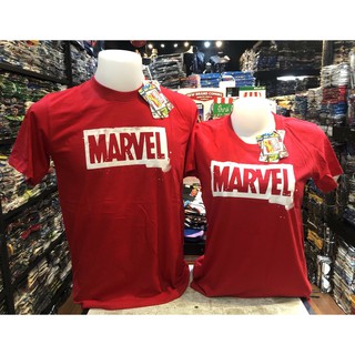 เสื้อยืด ลายลิขสิทธิ์แท้ marvel สีแดง