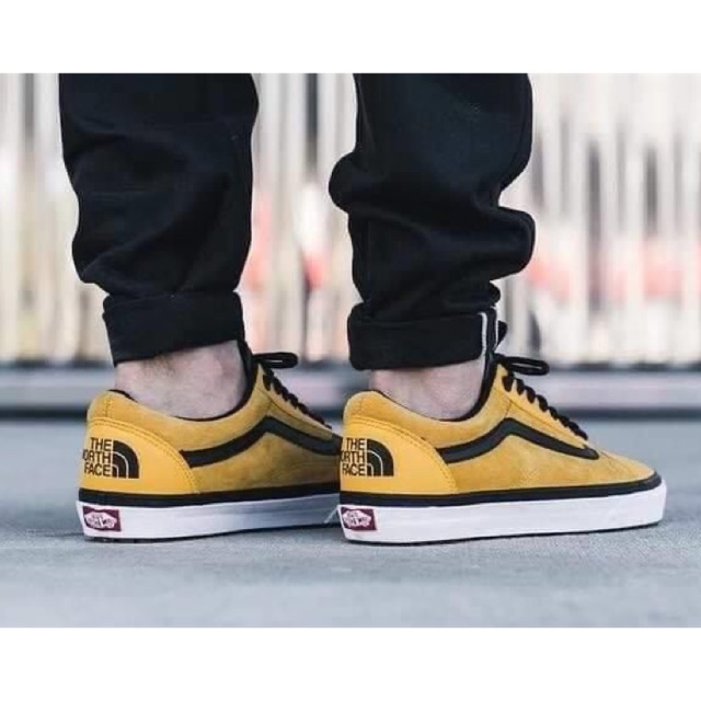 north face x vans yellow