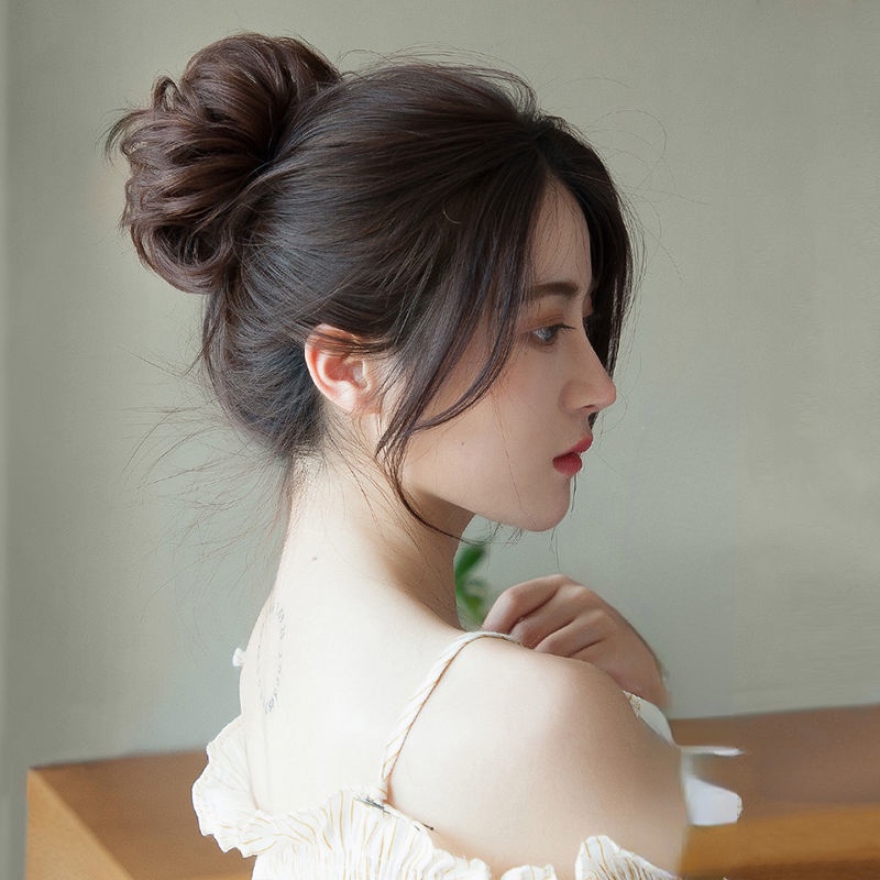 แฟชั่น ป๊อป ปุย หนอนผีเสื้อ ห่อ ผมหยิก วิกผม เครื่องประดับผม - รูปที่ 4