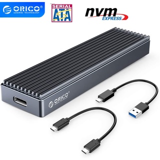 Orico กล่องเคส NVME Enclosure NGFF M.2 SATA USB C สำหรับ Gen2 10Gbps Pcie Ssd 2230/2242/2260/2280