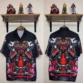 เสื้อเชิ้ตผ้าไหมอิตาลีลายญี่ปุ่น (SM10)