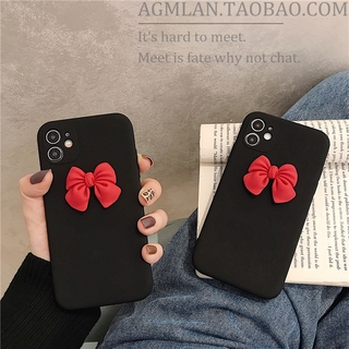 3D cute butterfly bow soft tpu phone case  เคส Xiaomi mi A2 A1 A3 9T poco X2 x3 NFC M3 F2 PRO mi8 lite mi9 mi10 10t pro note 10 lite cover เคสโทรศัพท์กันกระแทก