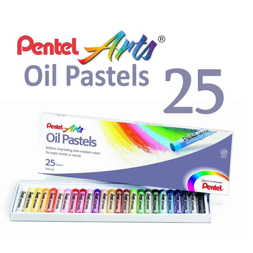 สีชอล์ค Pentel 25 สี PHN-25AS