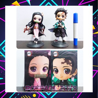 โมเดล ดาบพิฆาตอสูรเซ็ท2ตัว เนซึโกะ &amp; ทันจิโร่ งานกล่อง สูง15cm. #ปอ ปริน