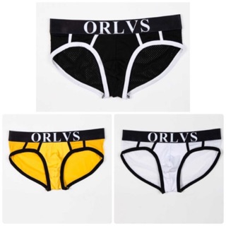 ลดล้างสต๊อก❌กางเกงในชาย❌ ORLVS UNDERWEAR ทรง BRIEF ผ้ามีรูระบาย