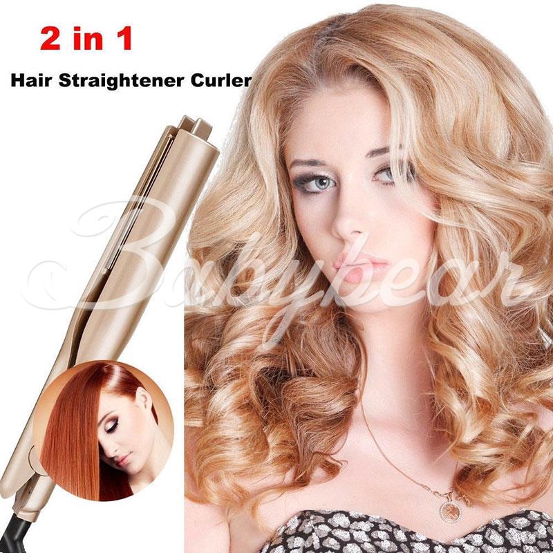 ที่หนีบผมตรงแบบสอง in one curl | Shopee Thailand