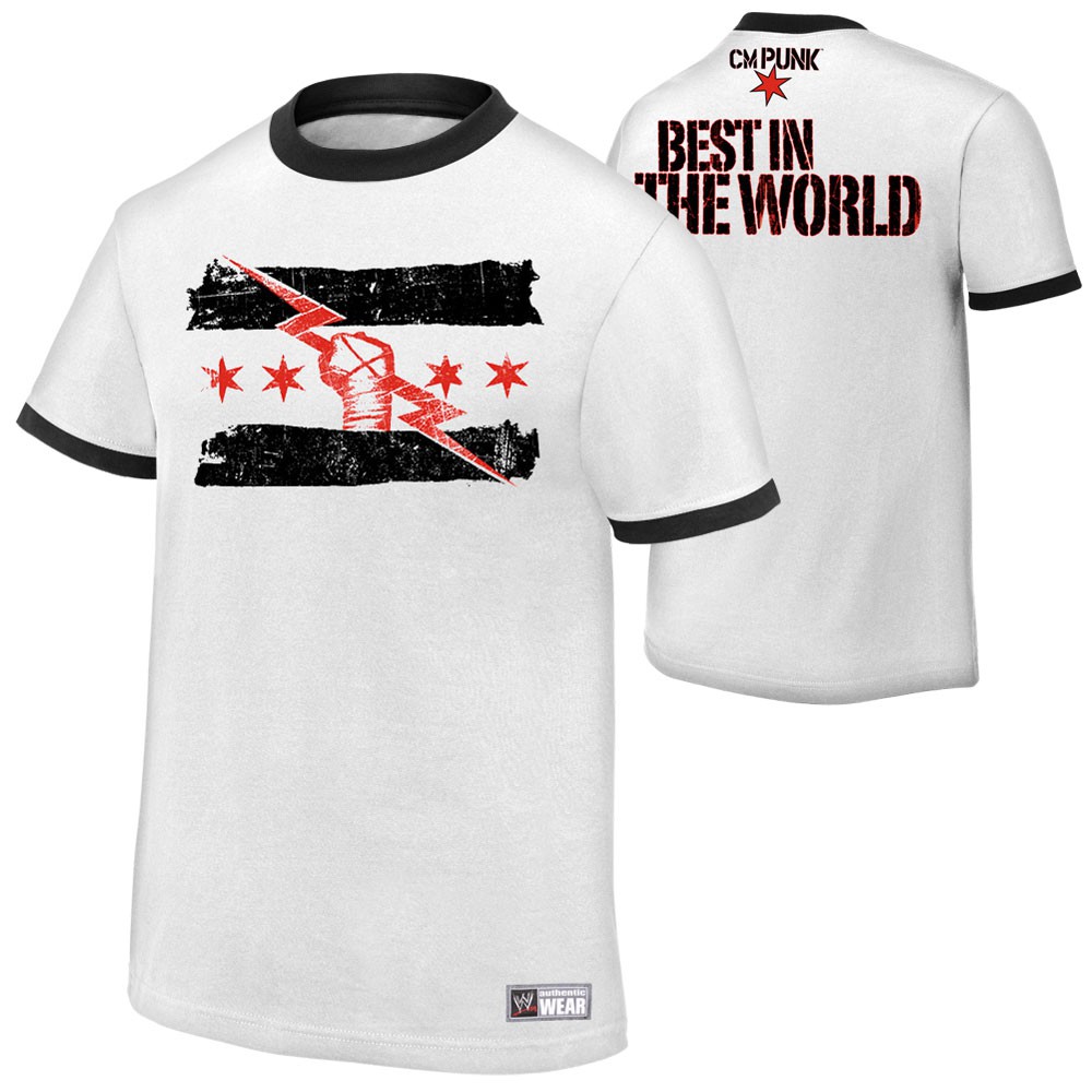 Cm Punk Best in The World TShirt Shopee Thailand