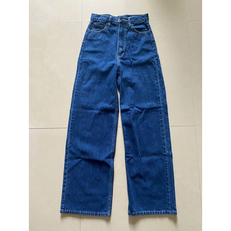 กางเกงยีนส์เอวสูง แบรนด์Begin1990