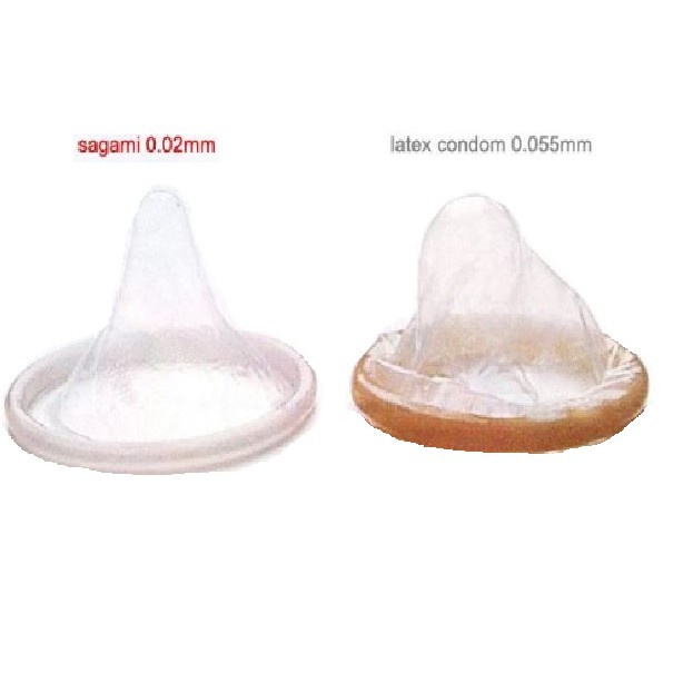 ผลิตภัณฑ์ทางเพศ ถุงยางอนามัย ของแท้ ถุงยางซากามิบางสุด Sagami Condom บางเพียง 0.02 mm Size M 6 ชิ้น