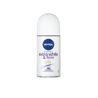 นีเวีย เอ็กซ์ตร้า ไวท์ แอนด์ เฟิร์ม 8 ซูเปอร์ ฟู้ด โรลออน ระงับกลิ่นกาย 50 มล. NIVEA (ผิวมีริ้วรอย)