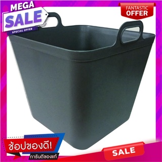 กล่องหูหิ้ว STACKO รุ่นบิ๊กกี้ เอียร่า 42x40x41.5 ซม. สีเทา กล่องเก็บของ STORAGE BOX WITH HANDLES STACKO EARA BIGGY 42X4