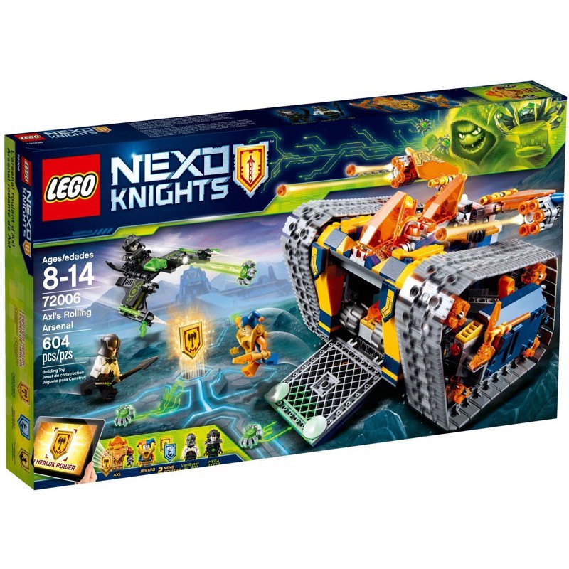 เลโก้แท้ LEGO Nexo Knights 72006 เลโก้ Axl's Rolling Arsenal