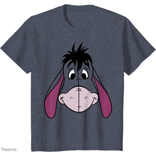 เสื้อยืดคอกลม แขนสั้น ผ้าฝ้าย พิมพ์ลาย Winnie The Pooh Eeyore ขนาดใหญ่ แฟชั่นฤดูร้อน สําหรับผู้ชาย