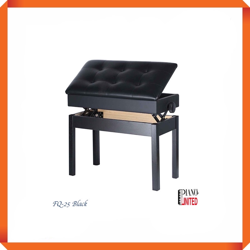 เก้าอี้เปียโน🪑🎹FQ -25 เก้าอี้ปรับระดับ🎹🪑ปรับระดับได้ เบาะเปิดได้ เบาะกว้าง นั่งสบาย แข็งแรง ทนทาน🏋🏻‍♂️😍