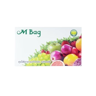 ถุงยืดอายุผักผลไม้ยี่ห้อ M Bag (Food Grade) สัมผัสอาหารได้ ปลอดภัยสูง ง่ายต่อการดึง
