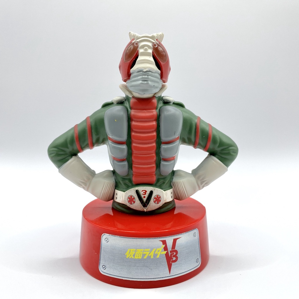 ไอ้มดแดง V3 ไอ้มดเขียว วี3 Mcdonald ฟิกเกอร์ Kamen Rider V3 มดแดง Masked Rider 40th Figure 3.5" 2010
