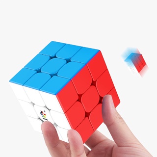 ✔▧♙Yuxin Little Magic M รูบิคแม่เหล็ก 3x3 Speed Cube Light Magic Cube - Stickerless