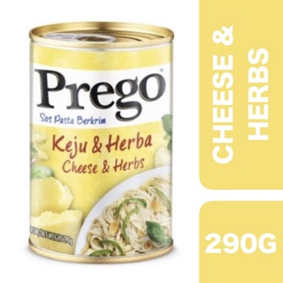 Prego Cheese &amp; Herbs Pasta Sauce 290g 🍝🧀 พรีโก้ ชีส แอนด์ เฮิร์บ พาสต้า ซอส 290กรัม