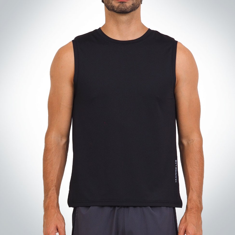 Men's TL Sleeveless Black 2.0 เสื้อกีฬา ผู้ชาย Training Lab (16114)