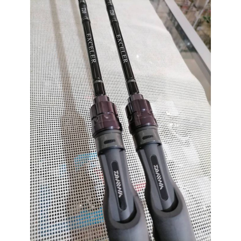 คัน​DAIWA​ EXCELER​ไกด์​ฟูจิ​รี​ซีท​ฟูจิ​เ​บท​ท่อน​/สปินเดียว​พร​้​อ​มบัตร​รับประกัน​