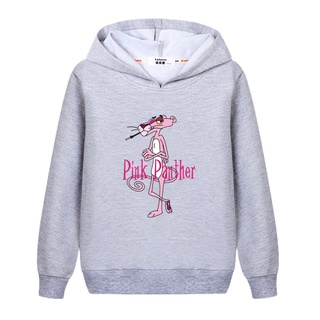 🎅❄เสื้อกันหนาวเด็ก❄🎅Pink Panther 1 Childrens Sweatshirt Cartoon Print Girl Hoodies