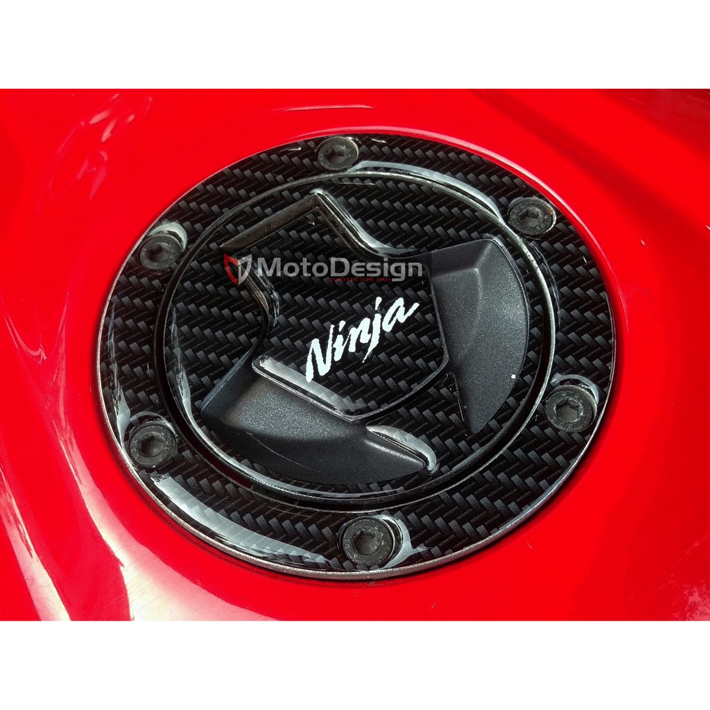สติกเกอร์ติดฝาถังน้ํามันเชื้อเพลิง คาร์บูเรเตอร์ ลายนูน สําหรับ Ninja 250 Fi Z250 Mono SL