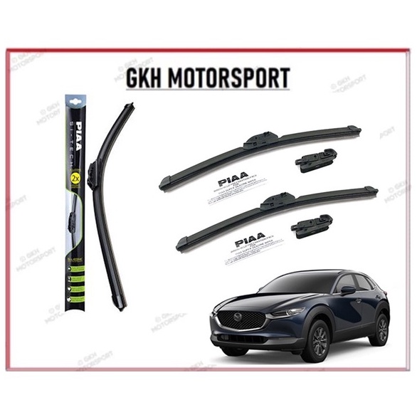(Free gift) MAZDA CX30 CX-30 2019-2021 PIAA SI Tech Soft Nano Silicone Wiper Blade