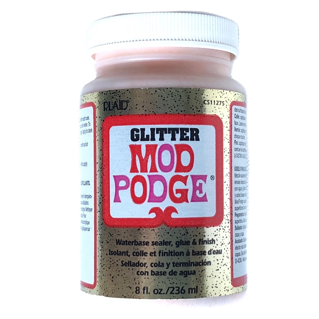 Plaid Mod Podge CS1173 8-Ounce Shimmer, Gold Shimmer